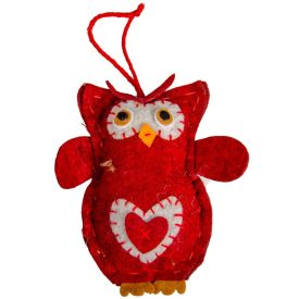 Bagoly filc akasztós 10cm Bagoly filc akasztós 10cm