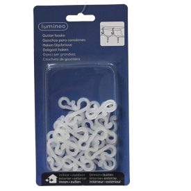 Fényfüzér akasztó csatornára 3,5cm 24db-os Fényfüzér akasztó csatornára 3,5cm 24db-os