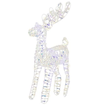 Irizáló LED-es szarvas  M55cm