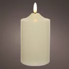 Gyertya LED-es krém D7,5cm M15cm