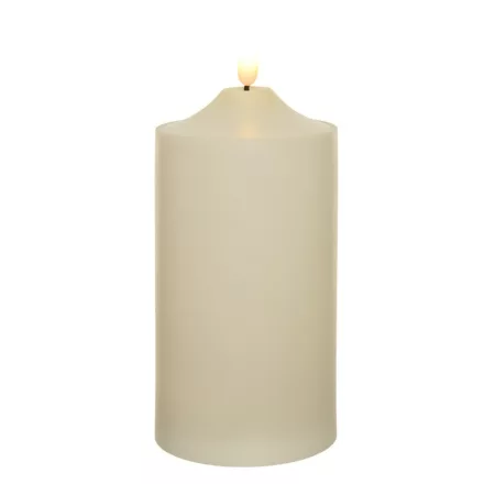 Gyertya LED-es krém D7,5cm M17cm