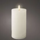 Gyertya LED-es fehér D7cm M15cm