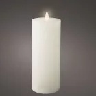Gyertya LED-es fehér  D7cm M19cm