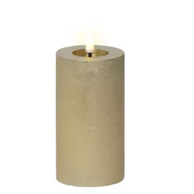 Gyertya LED-es arany D7cm M15cm