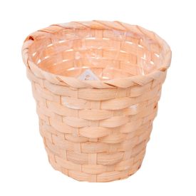 Bambusz kosár kerek barack D15cm M13cm Bambusz kosár kerek barack D15cm M13cm
