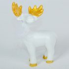 Rénszarvas arany aganccsal poly 13cm