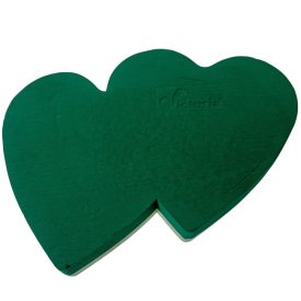 Tűzőhab dupla szív Victoria 55cm Tűzőhab dupla szív Victoria 55cm