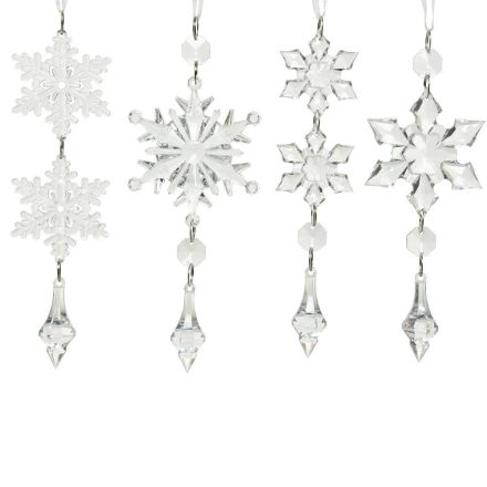 Hópihés akril dísz 16cm