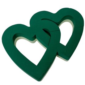 Tűzőhab dupla szív nyitott Victoria 54cm Tűzőhab dupla szív nyitott Victoria 54cm