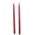 Lakkozott ceruza gyertya bordó 230x10mm 8db/csom (db ár)