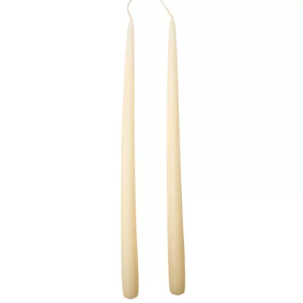 Matt szálas gyertya 400x22mm ecru 8db/doboz (db ár)