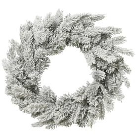 Fenyő koszorú havas 50cm Fenyő koszorú havas 50cm
