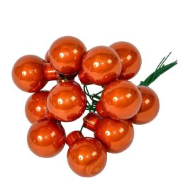 Üveggömb pick terra barna fényes 2cm 12db-os Üveggömb pick terra barna fényes 2cm 12db-os