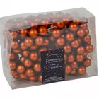 Üveggömb pick terra barna matt 2cm 12db-os