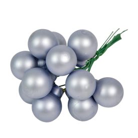 Üveggömb pick homályos kék matt 2cm 12db-os Üveggömb pick homályos kék matt 2cm 12db-os