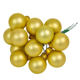 Üveggömb pick pisztácia matt 2cm 12db-os Üveggömb pick pisztácia matt 2cm 12db-os