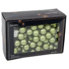 Üveggömb pick zöld tea matt 2cm 12db-os