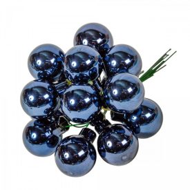 Üveggömb pick éj kék fényes 2,5cm 12db-os Üveggömb pick éj kék fényes 2,5cm 12db-os