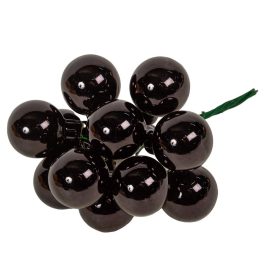 Üveggömb pick fekete fényes 2,5cm 12db-os Üveggömb pick fekete fényes 2,5cm 12db-os