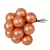 Üveggömb pick soft terra matt 2,5cm 12db-os