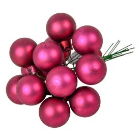 Üveggömb pick magnólia matt 2,5cm 12db-os Üveggömb pick magnólia matt 2,5cm 12db-os