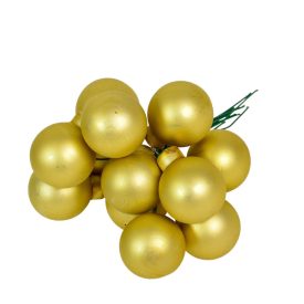 Üveggömb pick pisztácia matt 2,5cm 12db-os Üveggömb pick pisztácia matt 2,5cm 12db-os