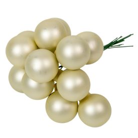 Üveggömb pick fehér menta fényes 2,5cm 12db-os Üveggömb pick fehér menta fényes 2,5cm 12db-os