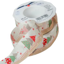 Textil szalag BORGHOLM drótos 40mmx20m Textil szalag BORGHOLM drótos 40mmx20m