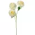 Gömb dália ág 3 virágos krém 75cm