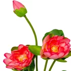 Tavirózsa csokor rózsaszín 3 virágos 37cm