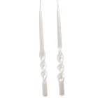 Metál rövid alfa csavart gyertya gyöngy 235x12mm 8db/csom (db ár)