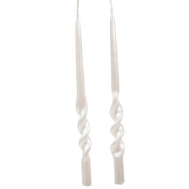   Metál rövid alfa csavart gyertya gyöngy 235x12mm 8db/csom (db ár)