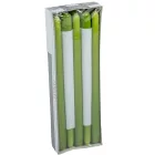 Lakkozott szálas gyertya 290x22mm oliva zöld 10db/csom (db ár)