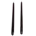 Lakkozott szálas gyertya 290x22mm fekete 10db/csom (db ár)