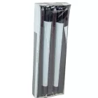 Lakkozott szálas gyertya 290x22mm fekete 10db/csom (db ár)