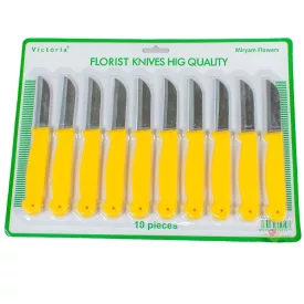 Virágos kés 16cm 10db-os