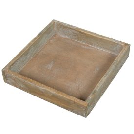 Fa tálca mosott natúr 20x20cm Fa tálca mosott natúr 20x20cm