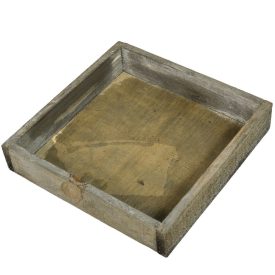 Fa tálca szürke 20x20cm Fa tálca szürke 20x20cm