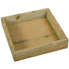 Fa tálca natúr mosott 14x14x3cm Fa tálca natúr mosott 14x14x3cm