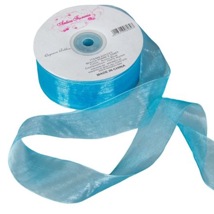 Organza szalag Avion Blue 40mmx50m