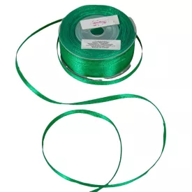 Szatén szalag Dark Green 3mmx50m