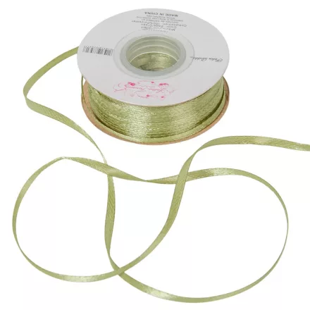 Szatén szalag Saga green 3mmx50m