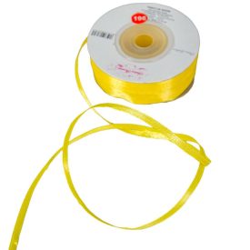 Szatén szalag Yellow 3mmx50m Szatén szalag Yellow 3mmx50m