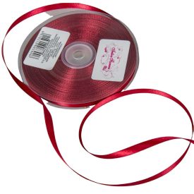 Szatén szalag Burgundy 6mmx50m  Szatén szalag Burgundy 6mmx50m
