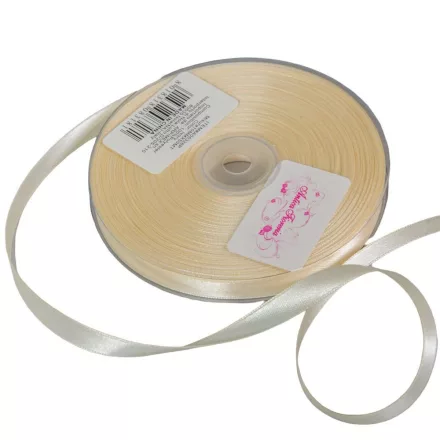 Szatén szalag  Ivory 10mmx50m 