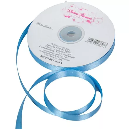 Szatén szalag columbia blue 10mmx50m