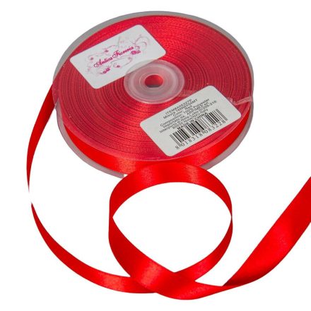 Szatén szalag Red 16mmx50m 