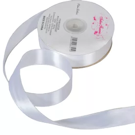 Szatén szalag White 25mmx50m 