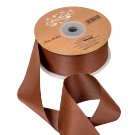 Szatén szalag matt Chocolate 38mmx20m