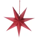 Papír csillag piros 45cm